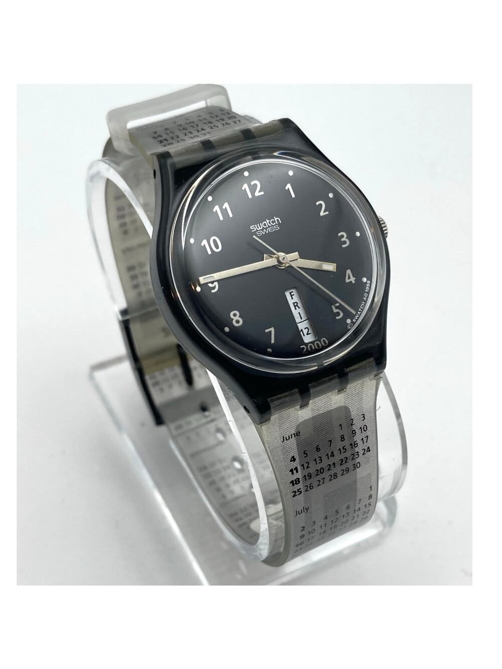VTG Swatch Swiss Gent It's Here 2000 Millennium Watch 34mm Fresh Battery New